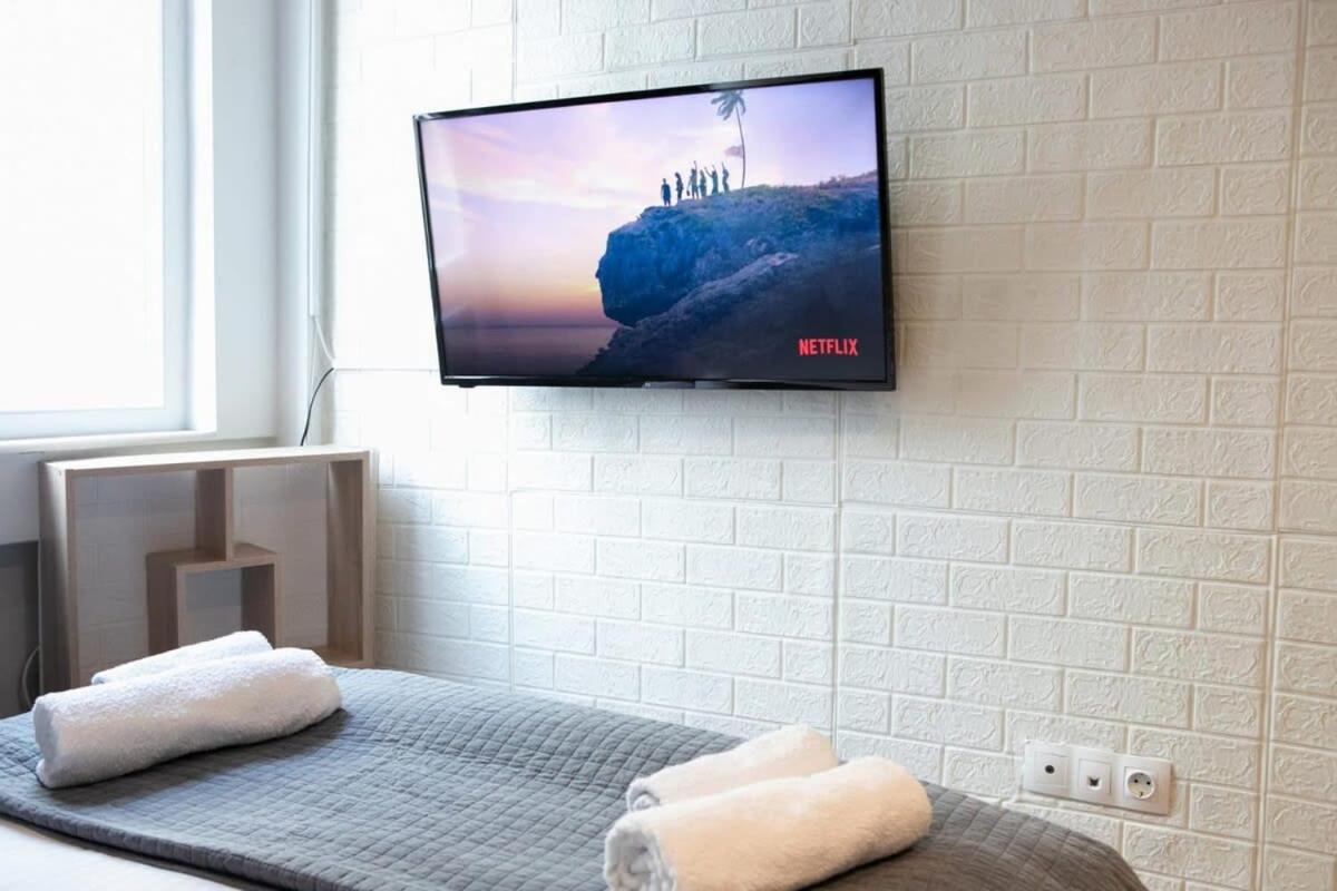 Cozy Modern Studio In Thessaloniki Apartman Kültér fotó