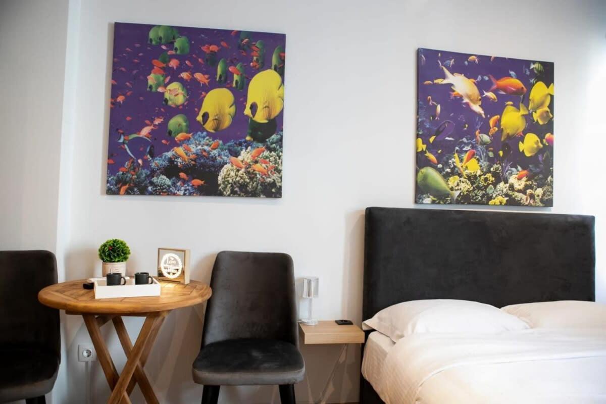 Cozy Modern Studio In Thessaloniki Apartman Kültér fotó